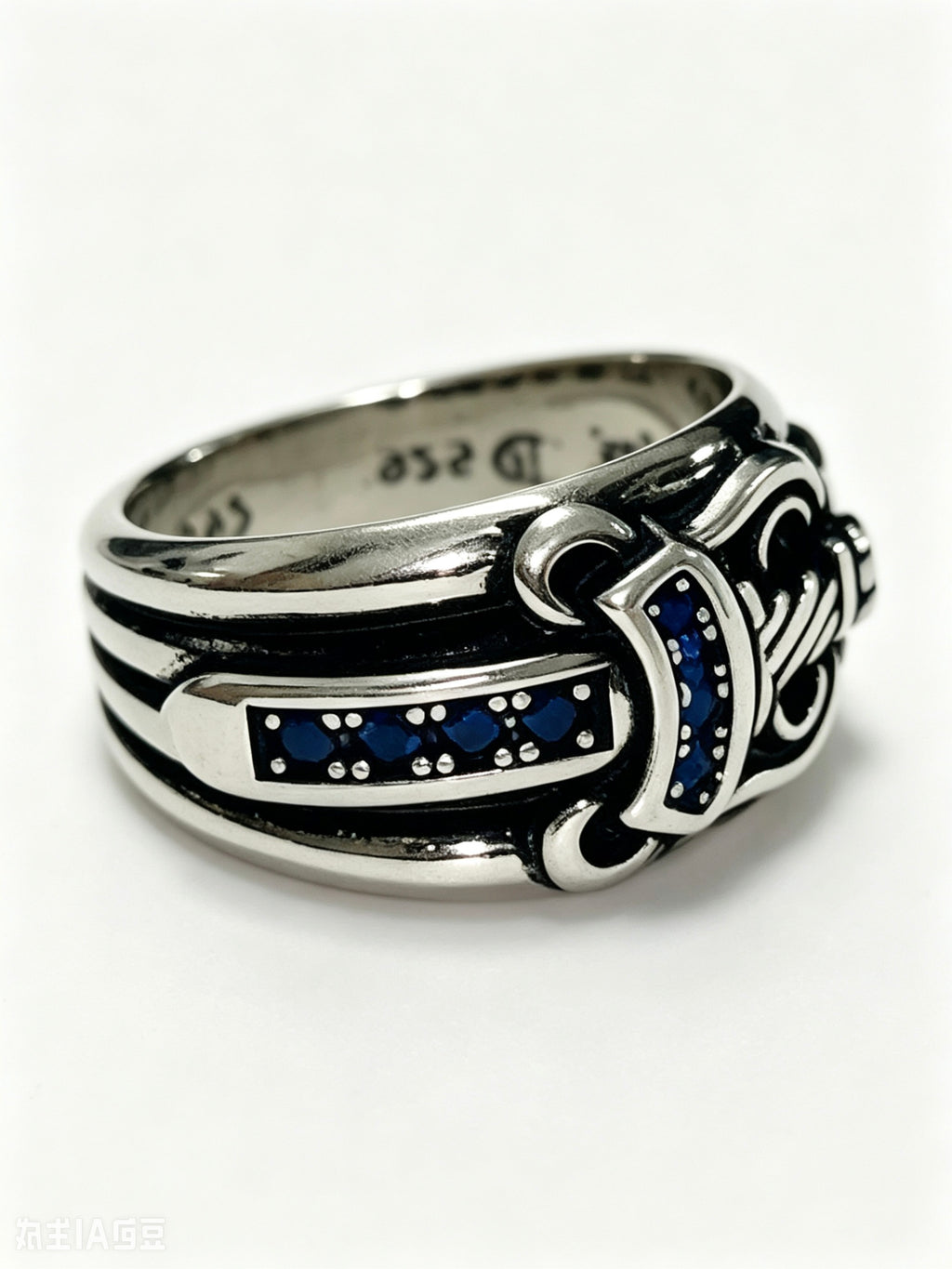 Cross Statement Ring in Metal-Tone – Design 09 close-up detail