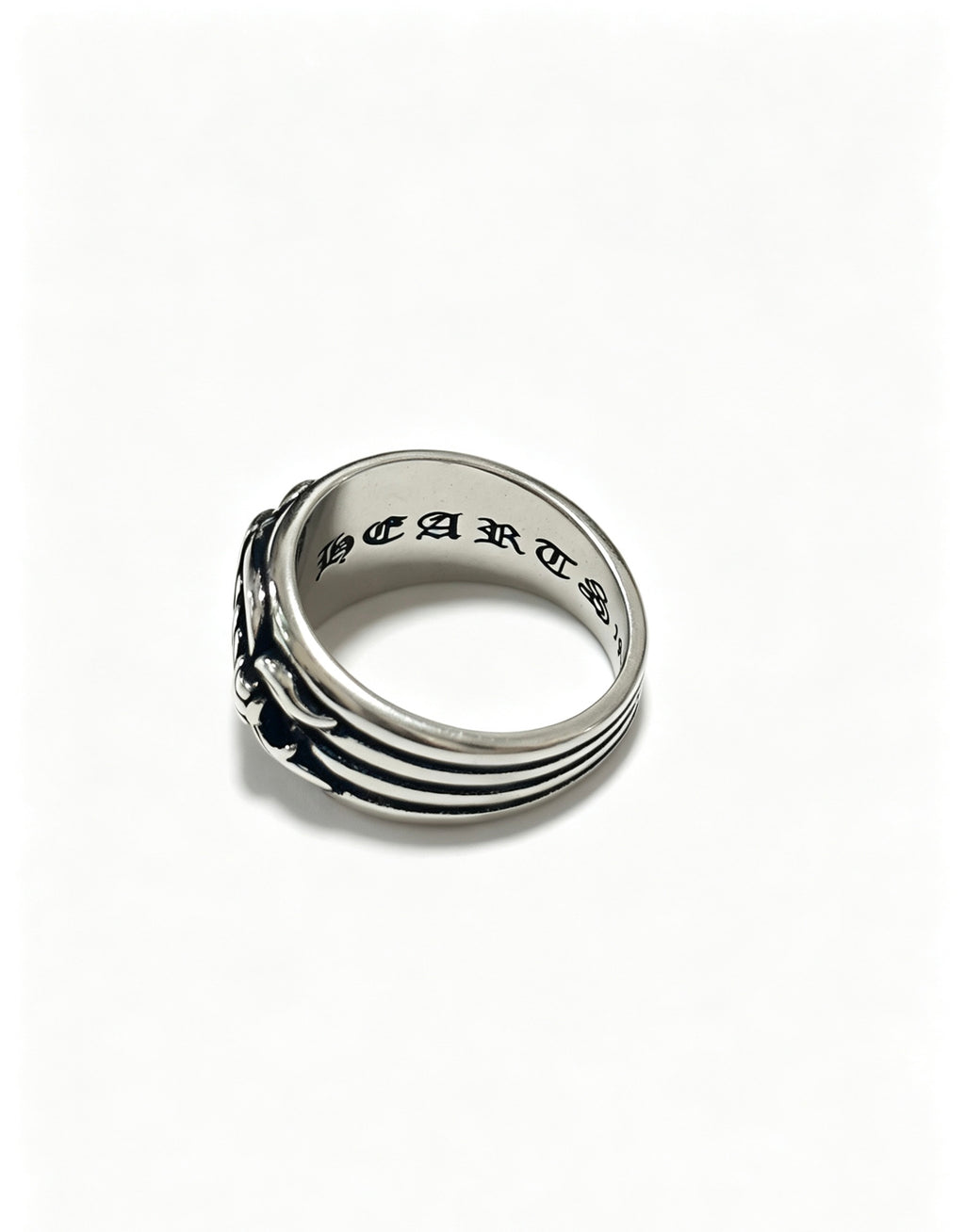 Cross Statement Ring in Metal-Tone – Design 09 detail view
