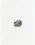 Signature Emblem Statement Ring in Polished Metal-Tone – Design 008 main product view