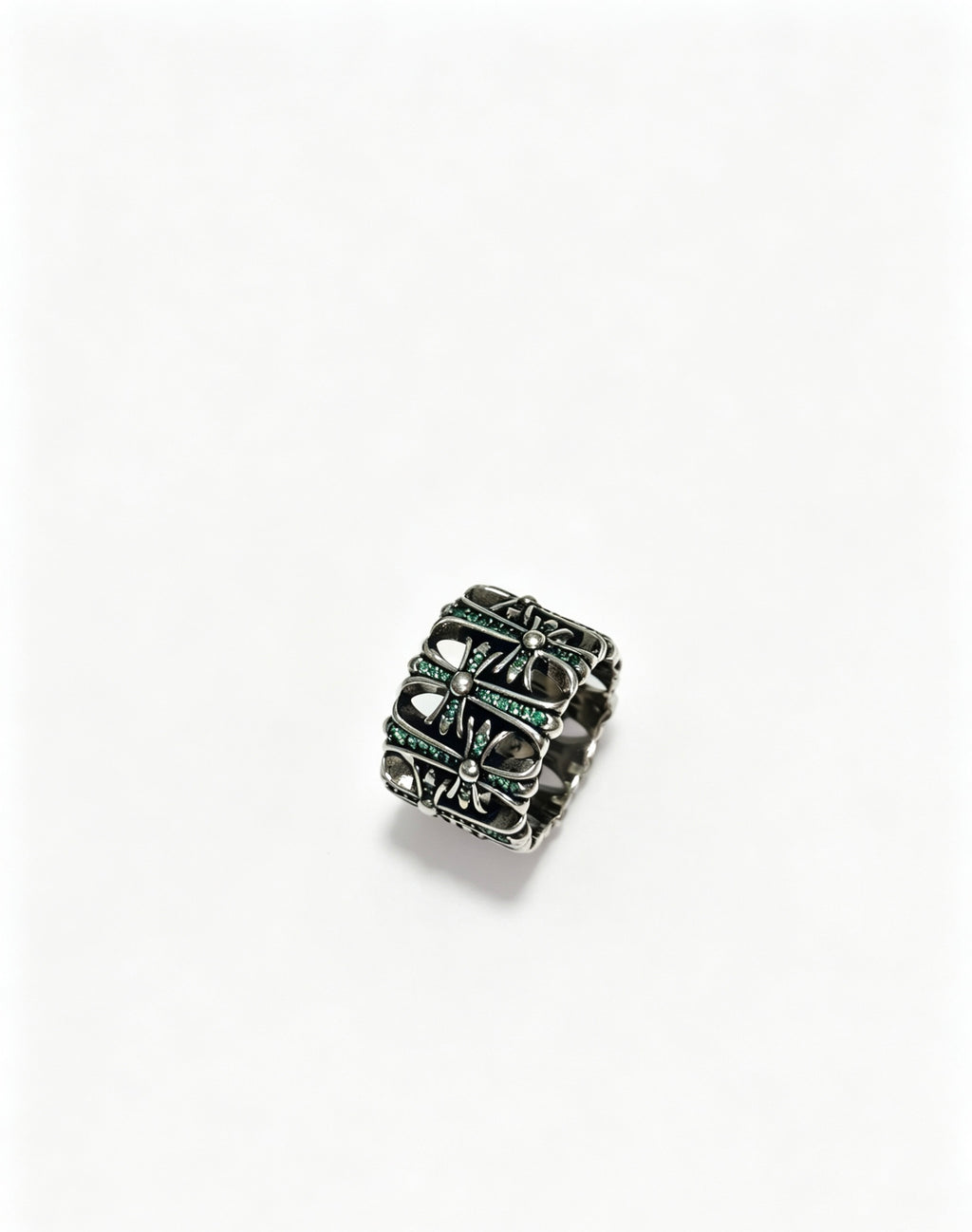 Cross Statement Ring in Metal-Tone – Design 03 main product view