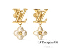 Floral Brooch in Polished Metal-Tone – Design 002 main product view