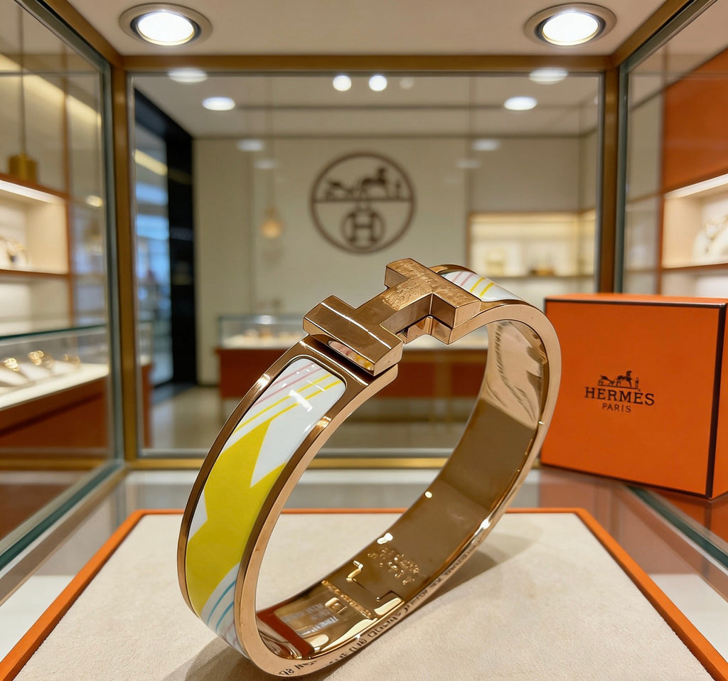Horse Bangle in Gold-Tone – Enamel Detail main product view