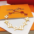 Geometric Emblem Bracelet in Gold-Tone – Design 006 main product view