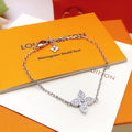 Geometric Emblem Bracelet in Silver-Tone – Silver Detail – Design 003 main product view