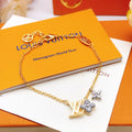 Floral Bracelet in Silver-Tone – Silver Detail main product view