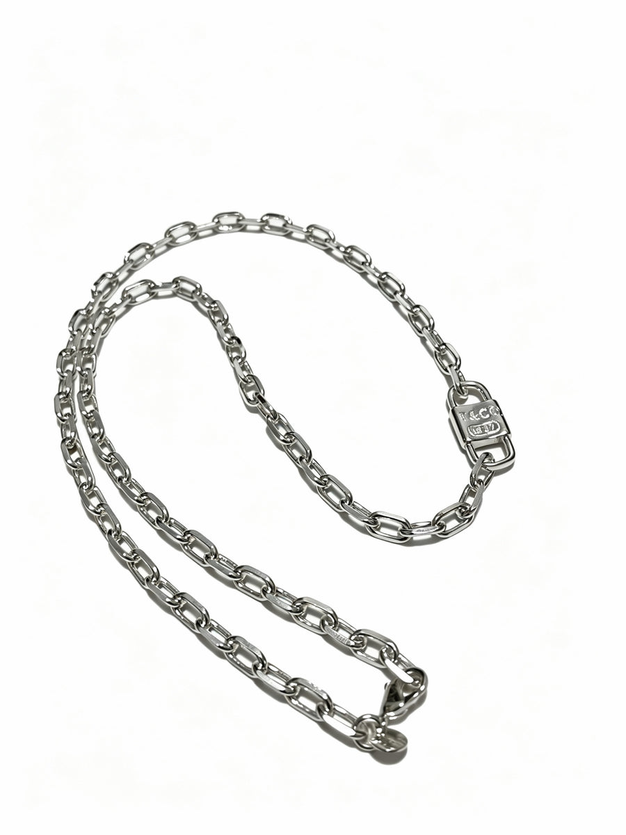 Signature Motif Pendant Necklace in Silver-Tone – Vintage Detail – Design 02 main product view