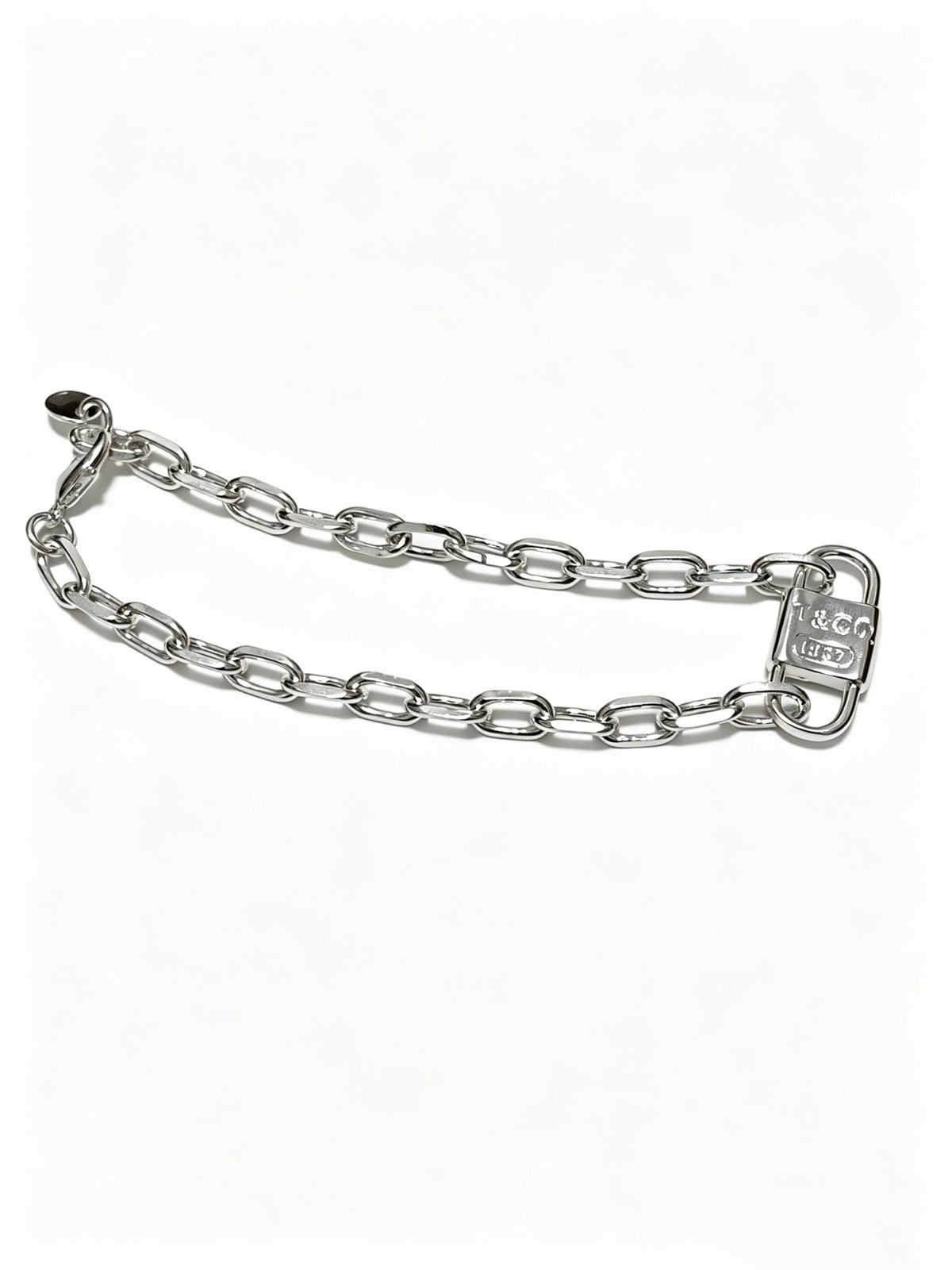 Signature Motif Bracelet in Silver-Tone – Vintage Detail – Design 02 front product view