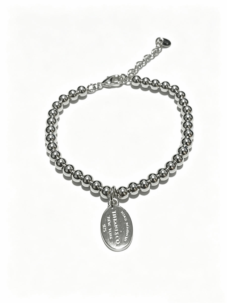 Signature Motif Bracelet in Silver-Tone – Vintage Detail main product view