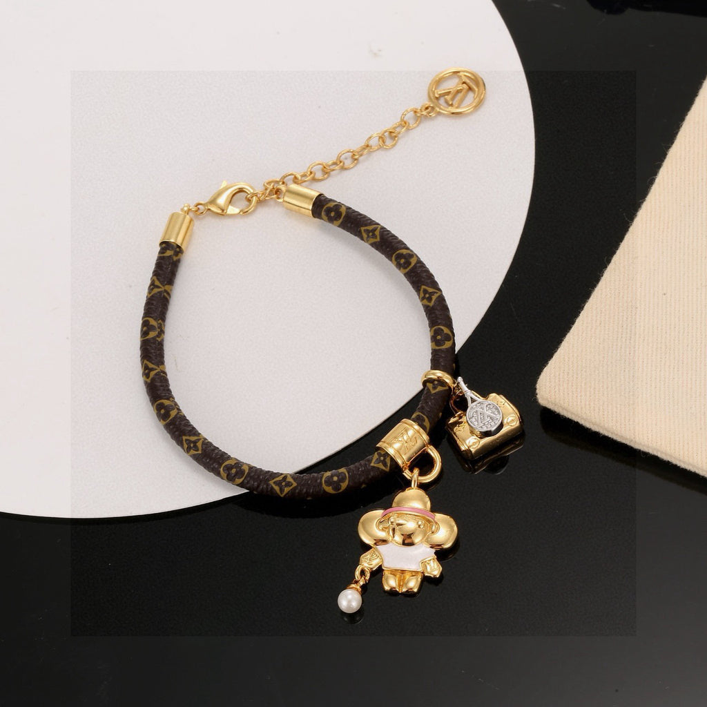 Floral Bangle in Polished Metal-Tone – Design 001 close-up detail