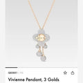 Sunflower Pendant Necklace in Polished Metal-Tone – Sunflower Detail main product view