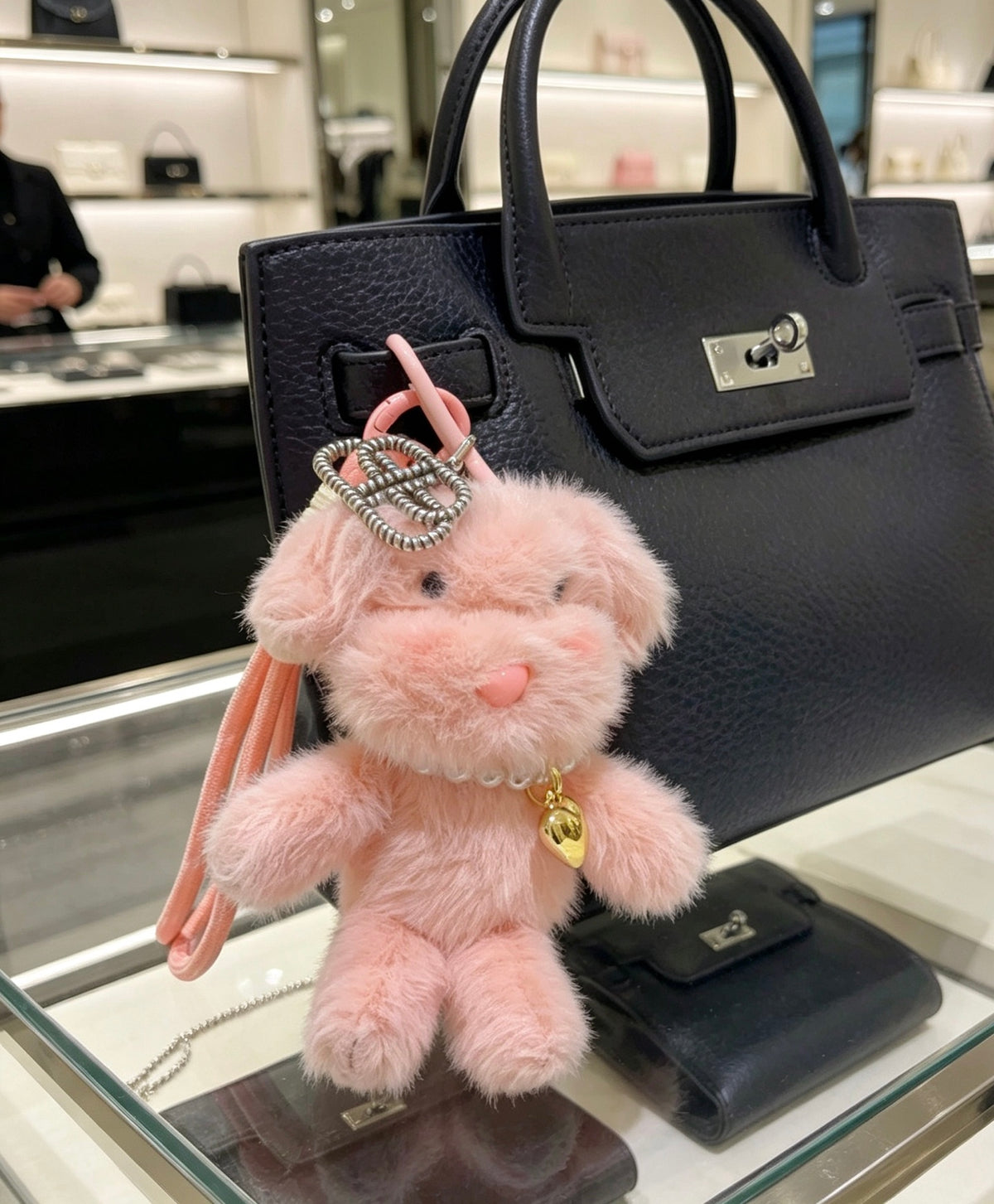 Key Jewelry Accessory in Polished Metal-Tone – Design 005 styled product view