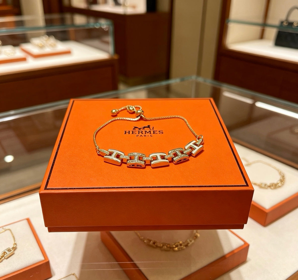 Horse Bracelet in Gold-Tone main product view