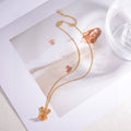 Orb Pendant Necklace in Polished Metal-Tone – Design 021 main product view