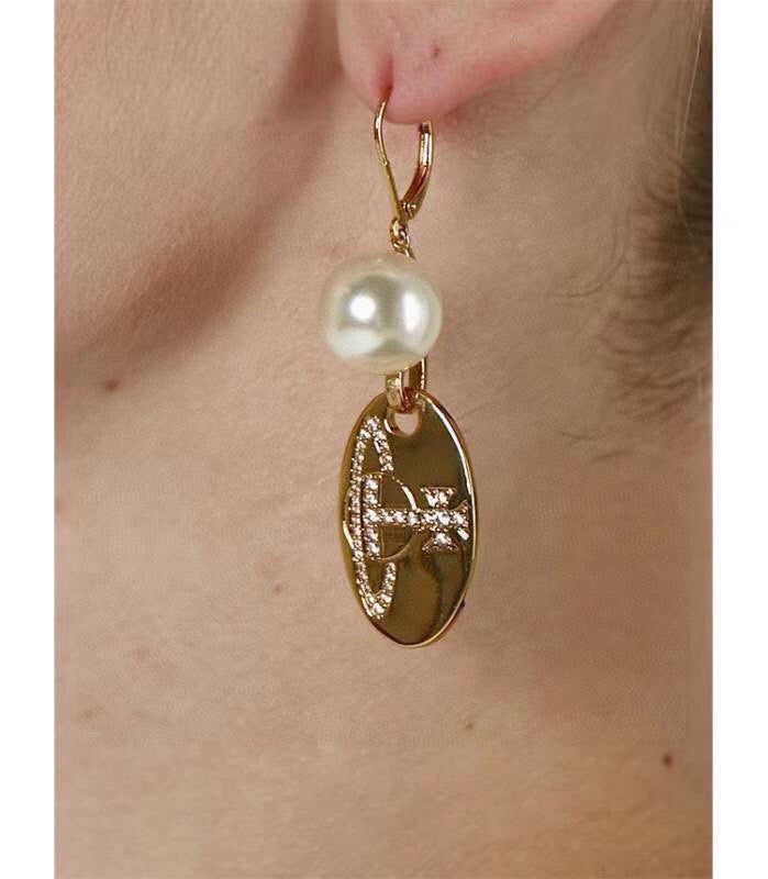 Orb Statement Earrings in Polished Metal-Tone – Design 003 main product view