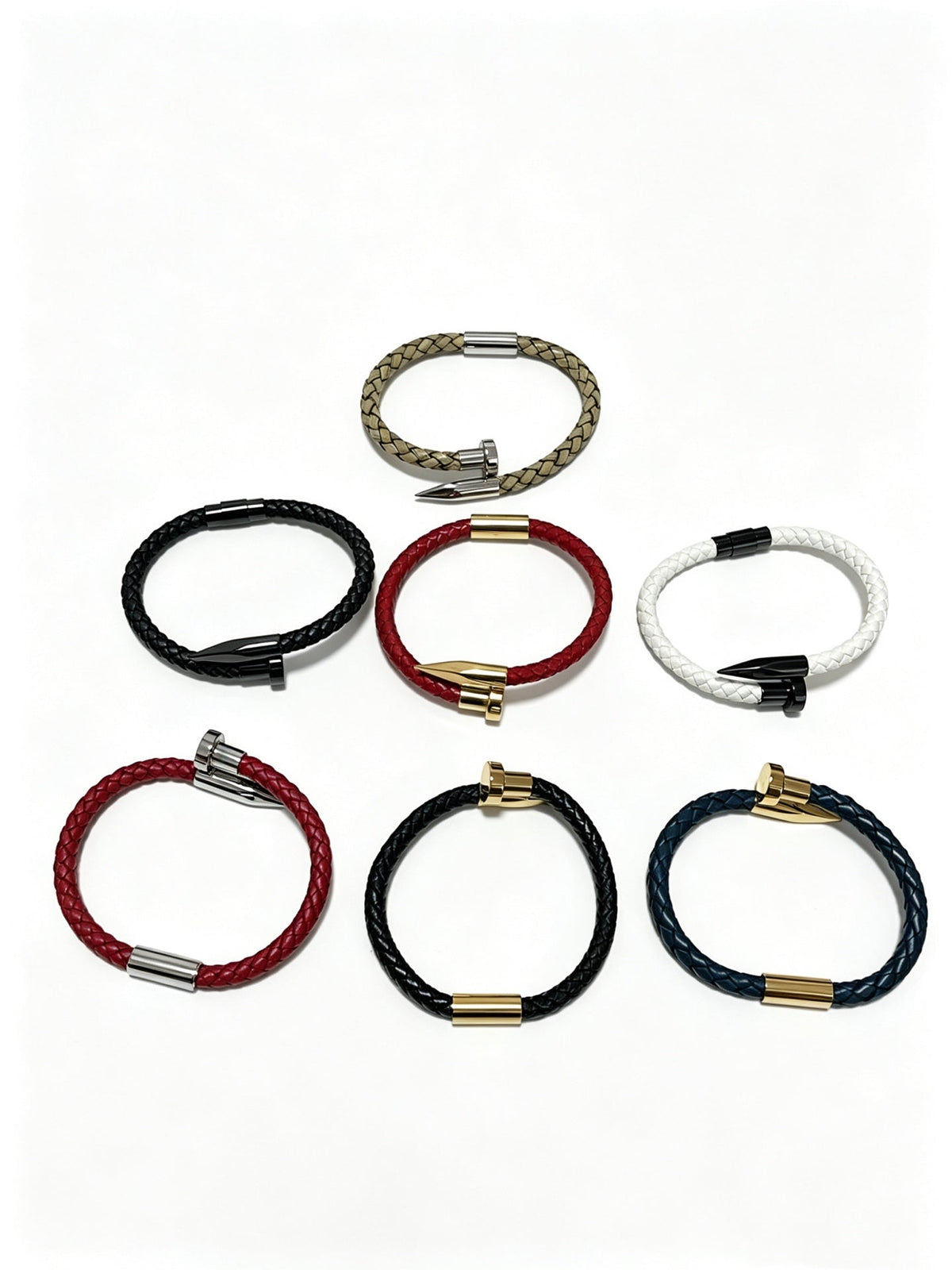 Martin Graham bracelet in polished metal-tone – side detail