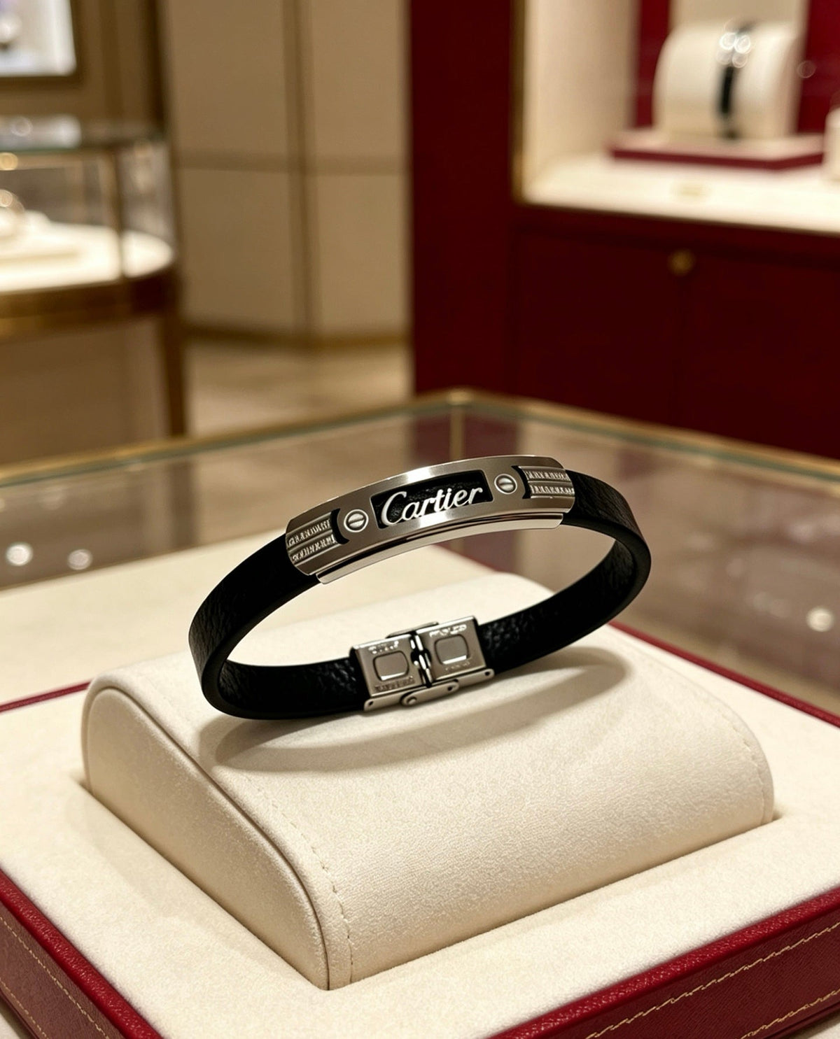 Martin Graham bracelet in polished metal-tone – side detail