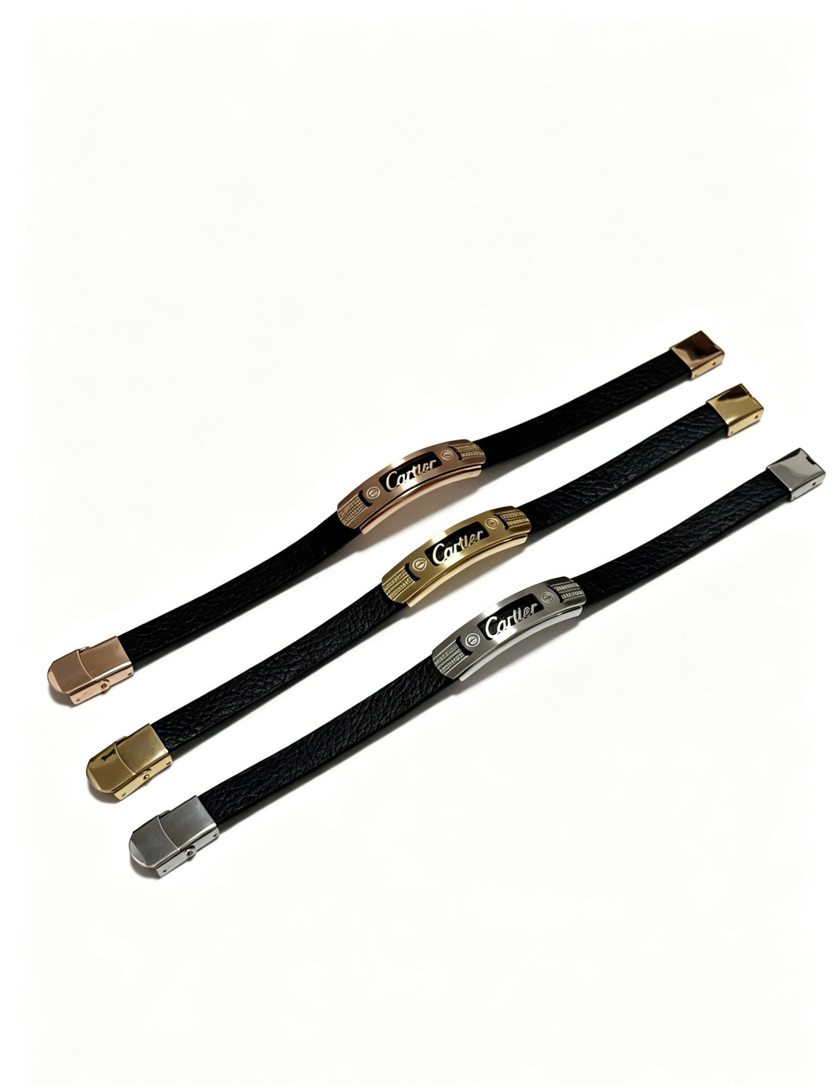Martin Graham bracelet in polished metal-tone – side detail