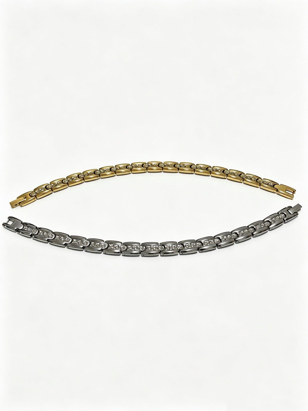 Martin Graham bracelet in polished metal-tone – side detail