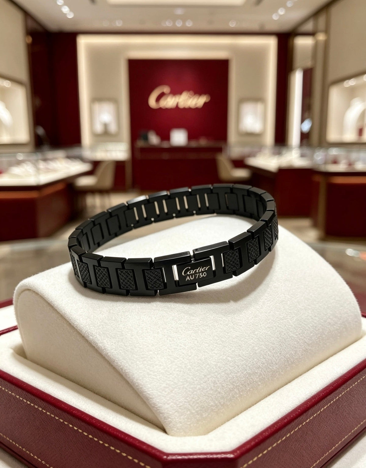 Martin Graham bracelet in polished metal-tone – side detail