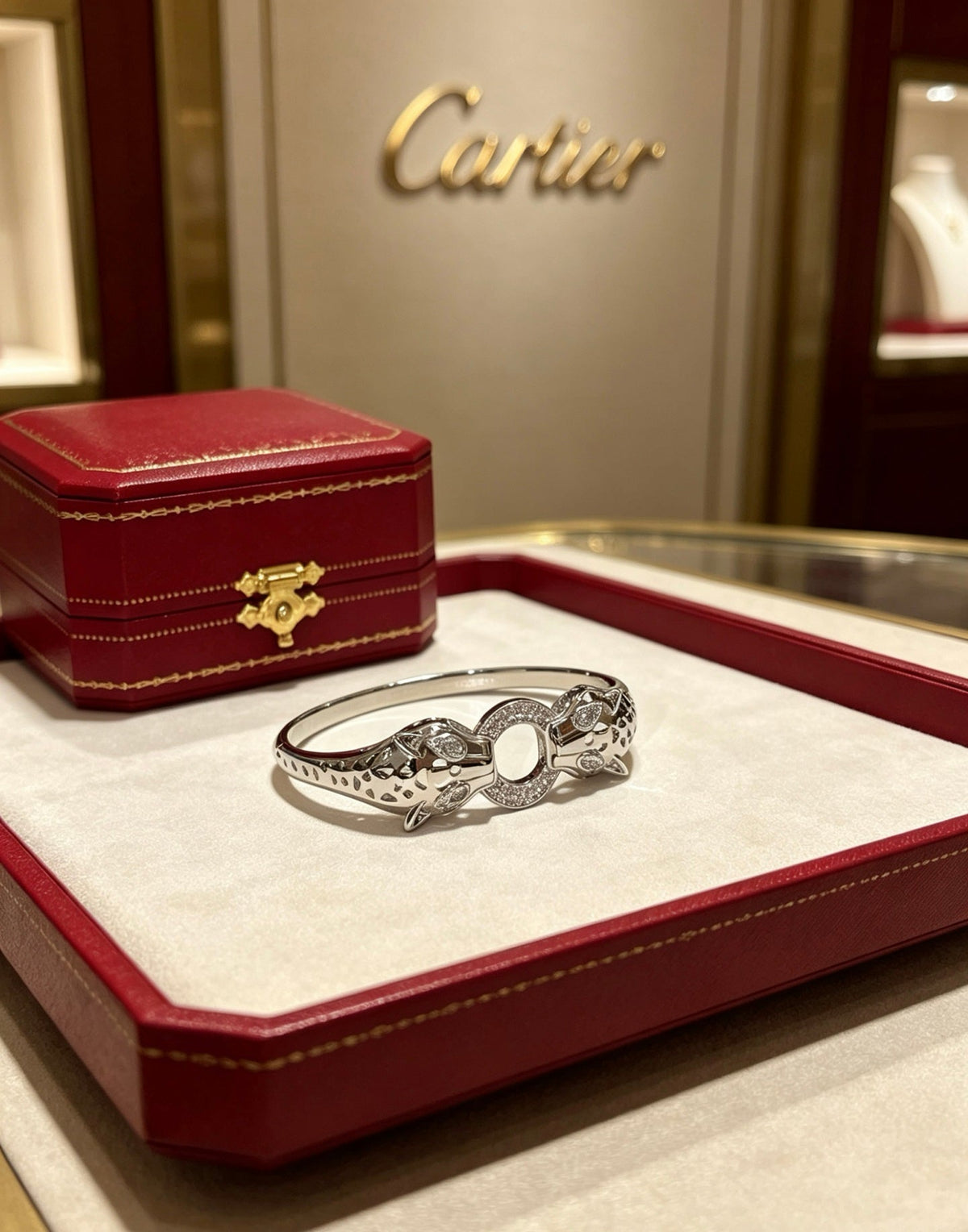 Martin Graham bracelet in polished metal-tone