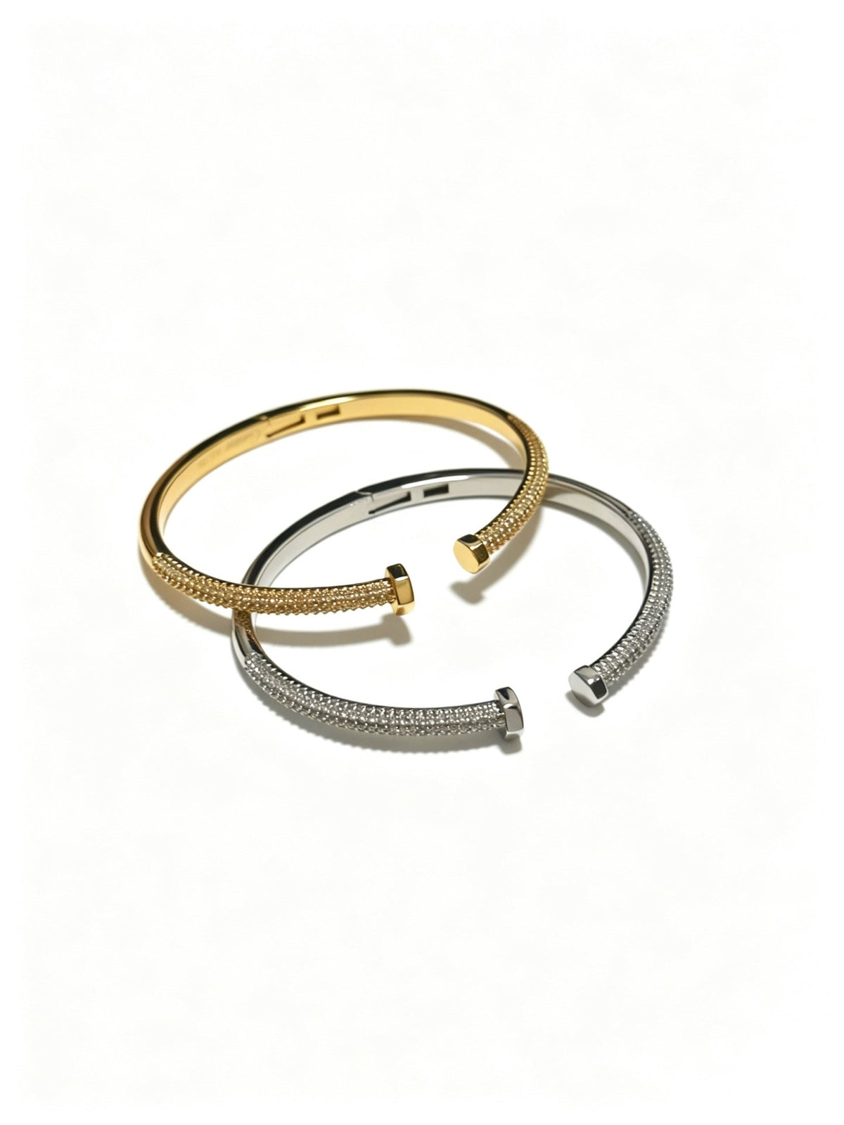 Martin Graham bracelet in polished metal-tone