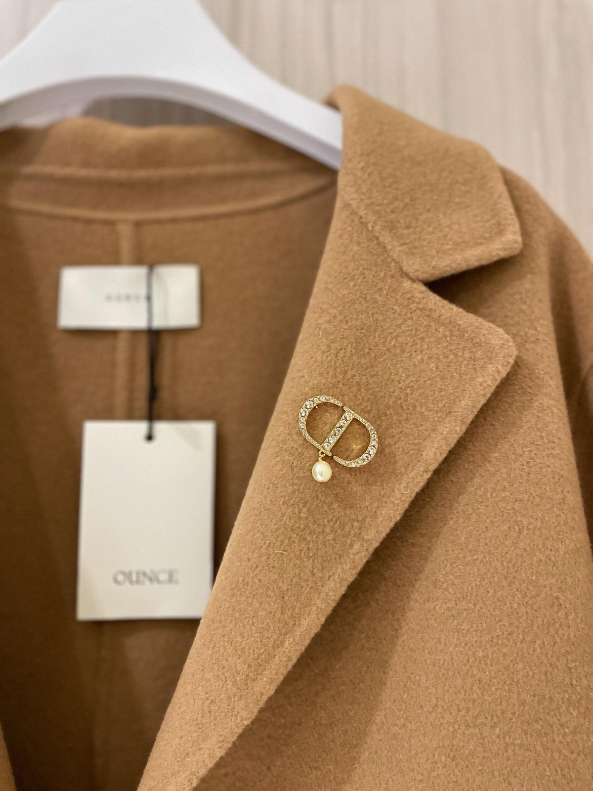 Martin Graham brooch in polished metal-tone – main product view