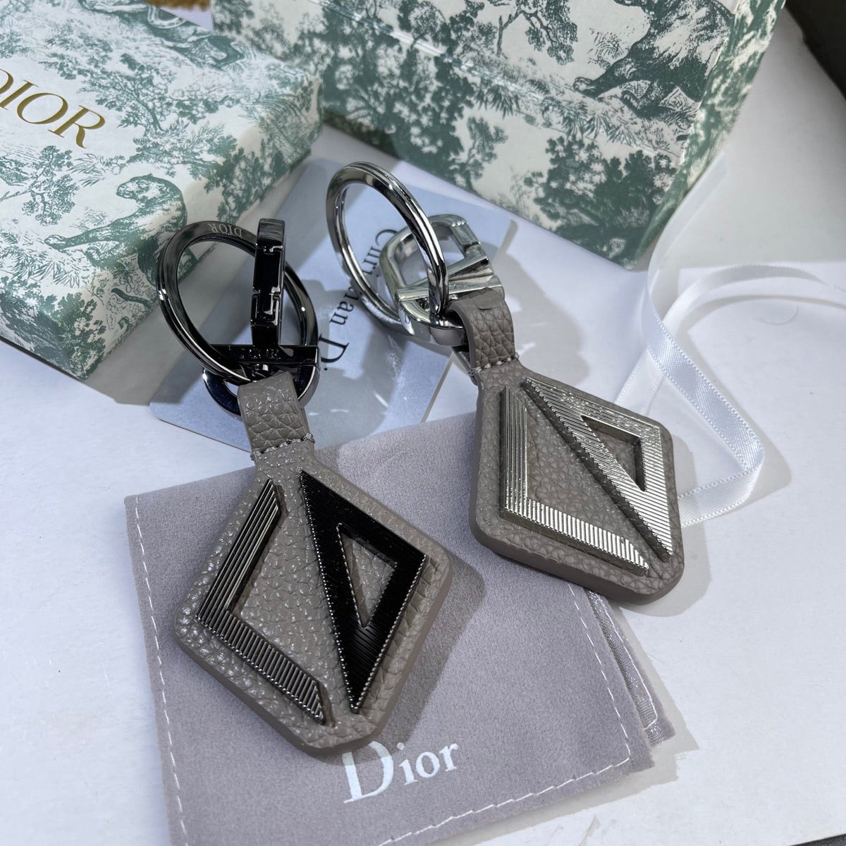 Martin Graham bag charm in polished metal-tone – main product view