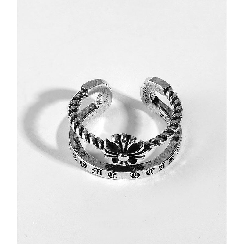 Martin Graham ring in polished metal-tone – main product view