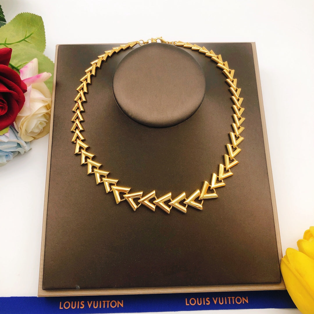 Martin Graham pendant necklace in polished metal-tone – main product view