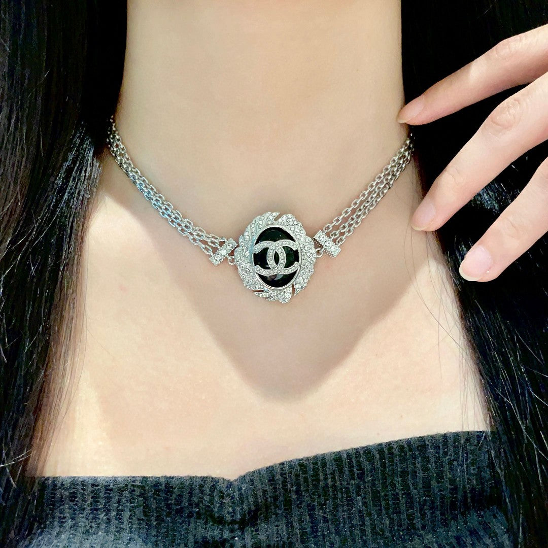 Martin Graham pendant necklace in polished metal-tone – main product view