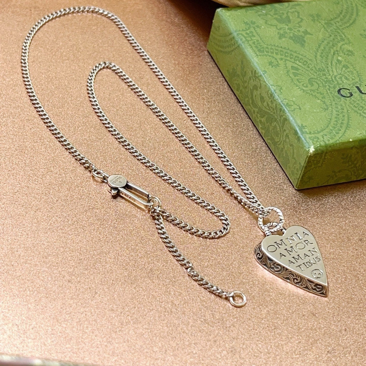 Martin Graham pendant necklace in polished metal-tone – main product view
