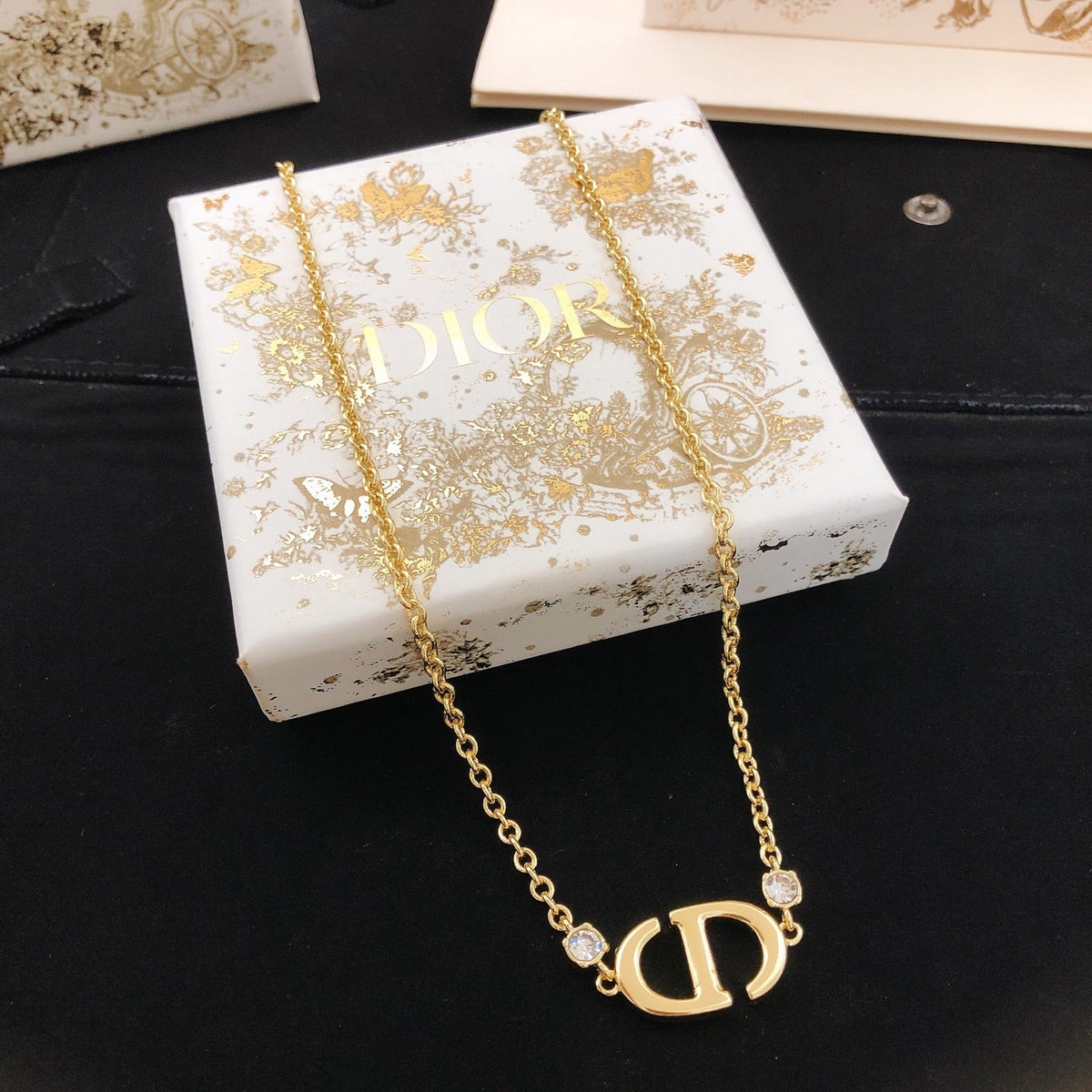 Martin Graham pendant necklace in polished metal-tone – main product view