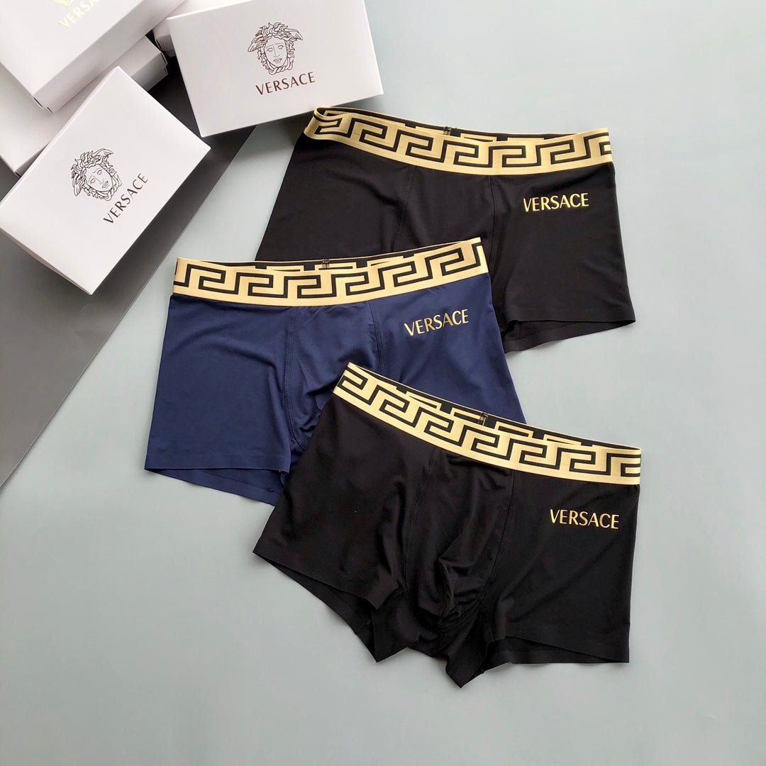 Versace Key-Waistband Modal-Blend Boxer Briefs - Box of 3