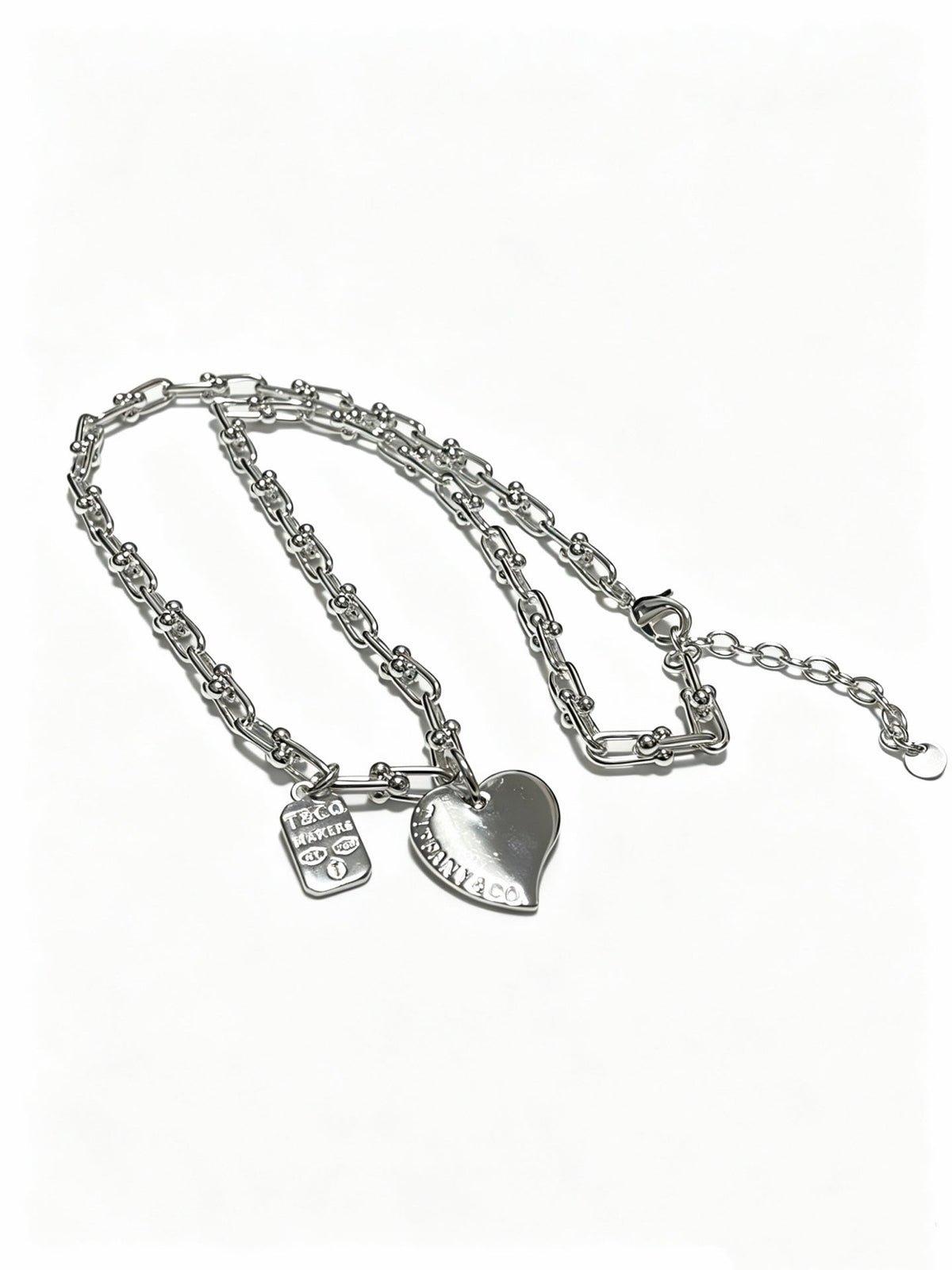 Martin Graham pendant necklace in polished metal-tone – main product view