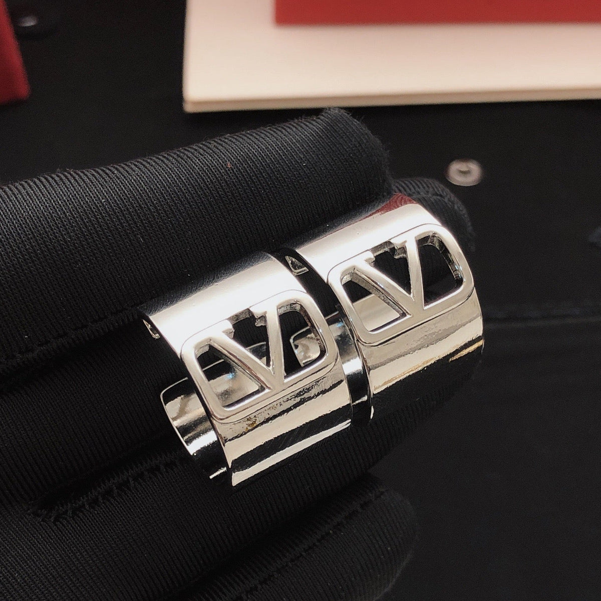 Martin Graham drop earrings in polished metal-tone – main product view