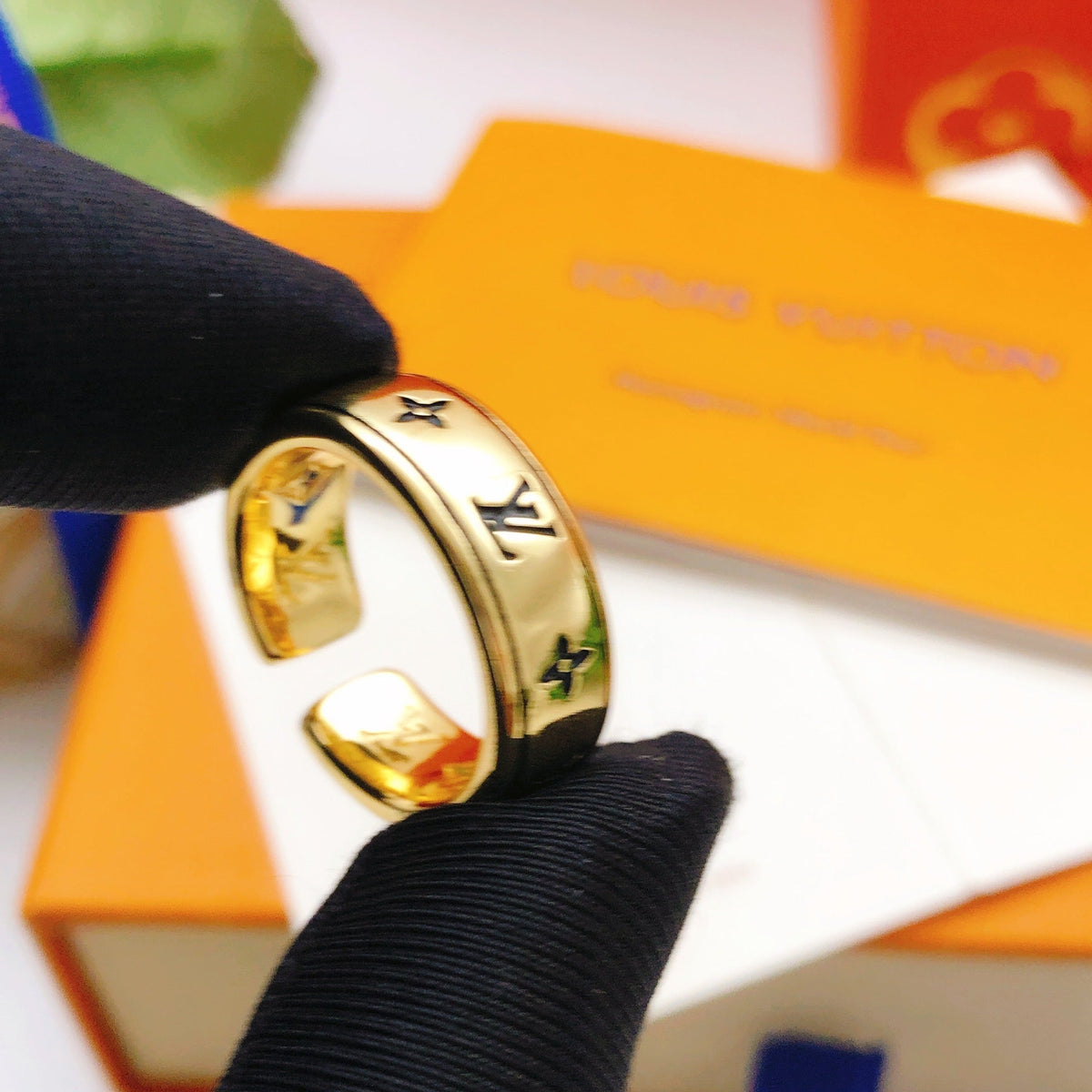 Martin Graham ring in polished metal-tone – main product view
