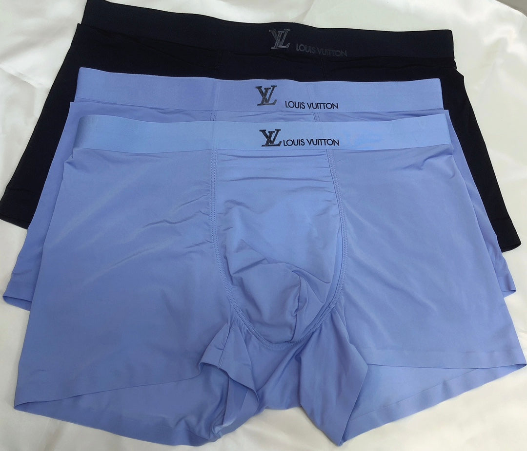 Louis Vuitton Clean Logo Waistbands Men's Boxer Briefs - 3-Piece Box