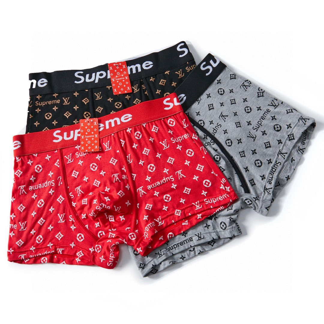 Louis Vuitton Monogram Men's Boxer Briefs - 3-Piece Box