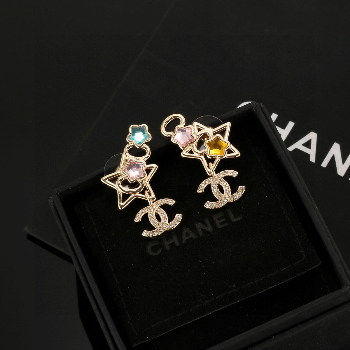 Martin Graham stud earrings in polished metal-tone – main product view