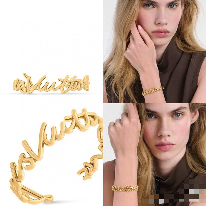 Martin Graham bangle in polished metal-tone – main product view