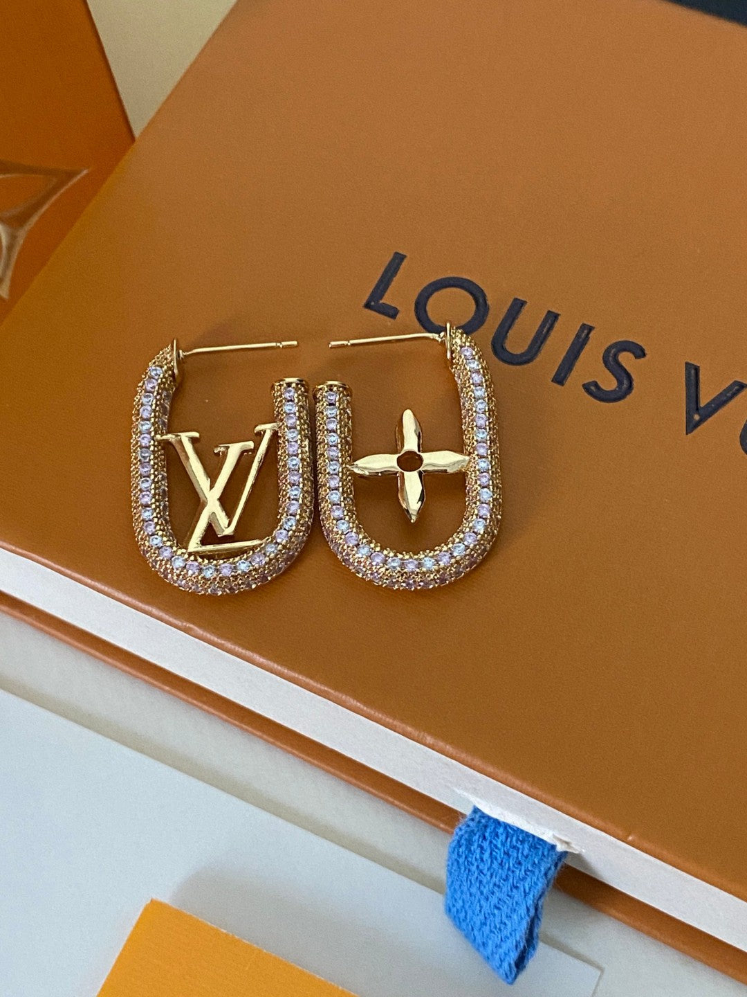 Martin Graham stud earrings in polished metal-tone – main product view