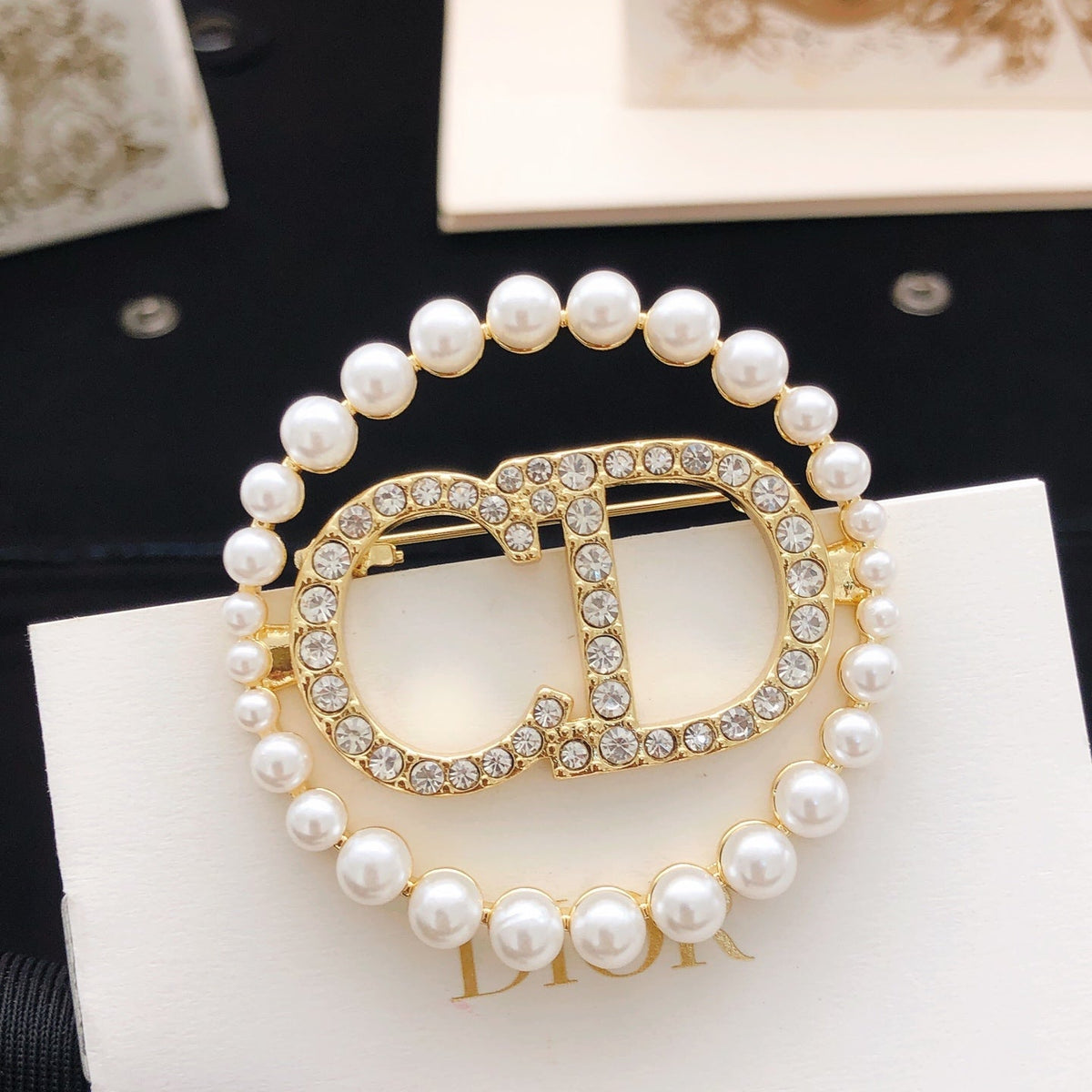 Martin Graham brooch in polished metal-tone – main product view