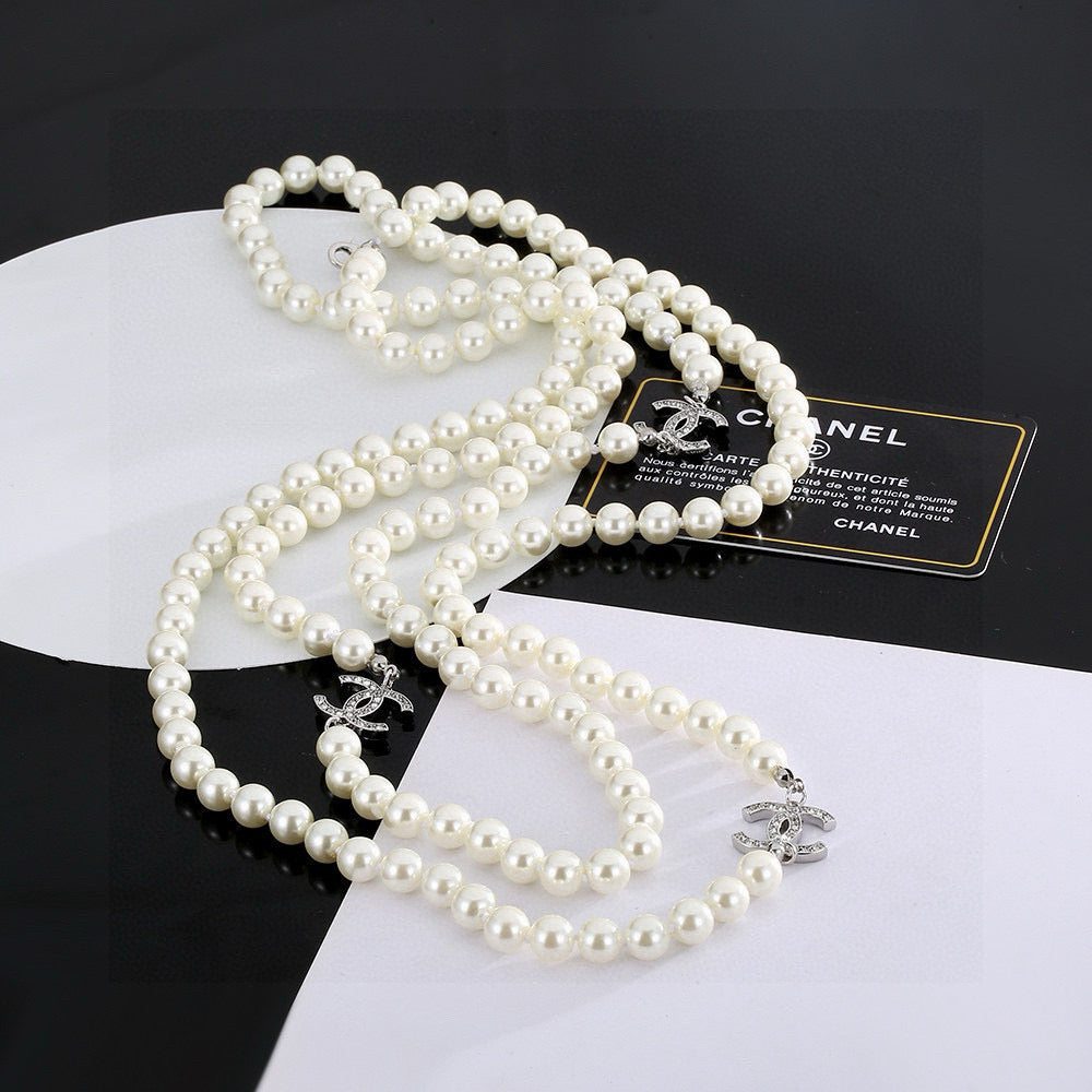 Martin Graham pendant necklace in polished metal-tone – main product view
