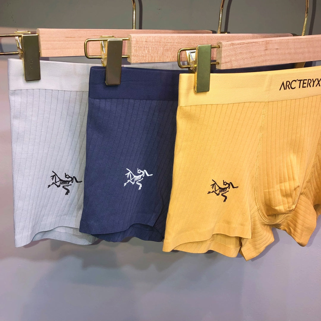 Arc'teryx Ribbed Bird Motif Men's Trunk Underwear - 3-Piece Box