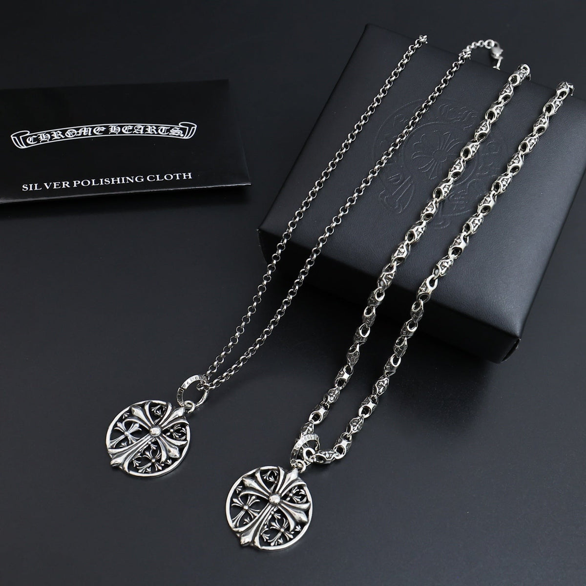 Martin Graham pendant necklace in polished metal-tone – main product view