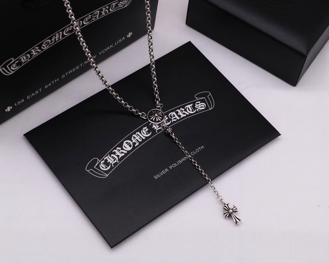 Martin Graham pendant necklace in polished metal-tone – main product view