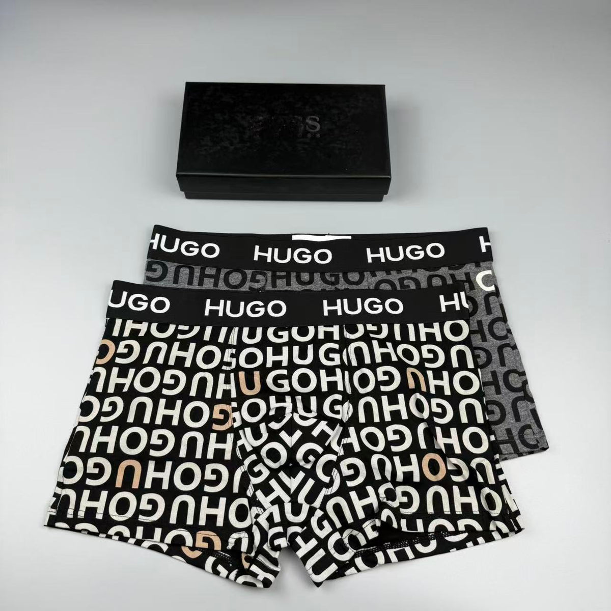 Boss Cotton Men's Boxer Briefs - 3-Piece Box