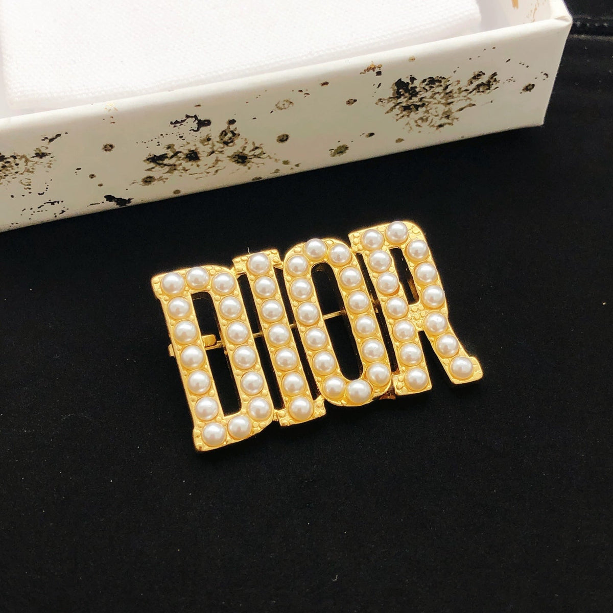Martin Graham brooch in polished metal-tone – main product view