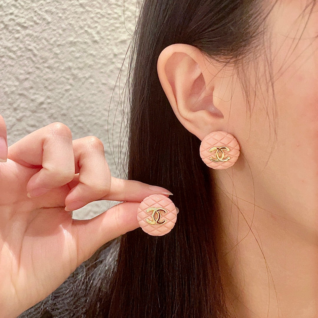 Martin Graham stud earrings in polished metal-tone – main product view