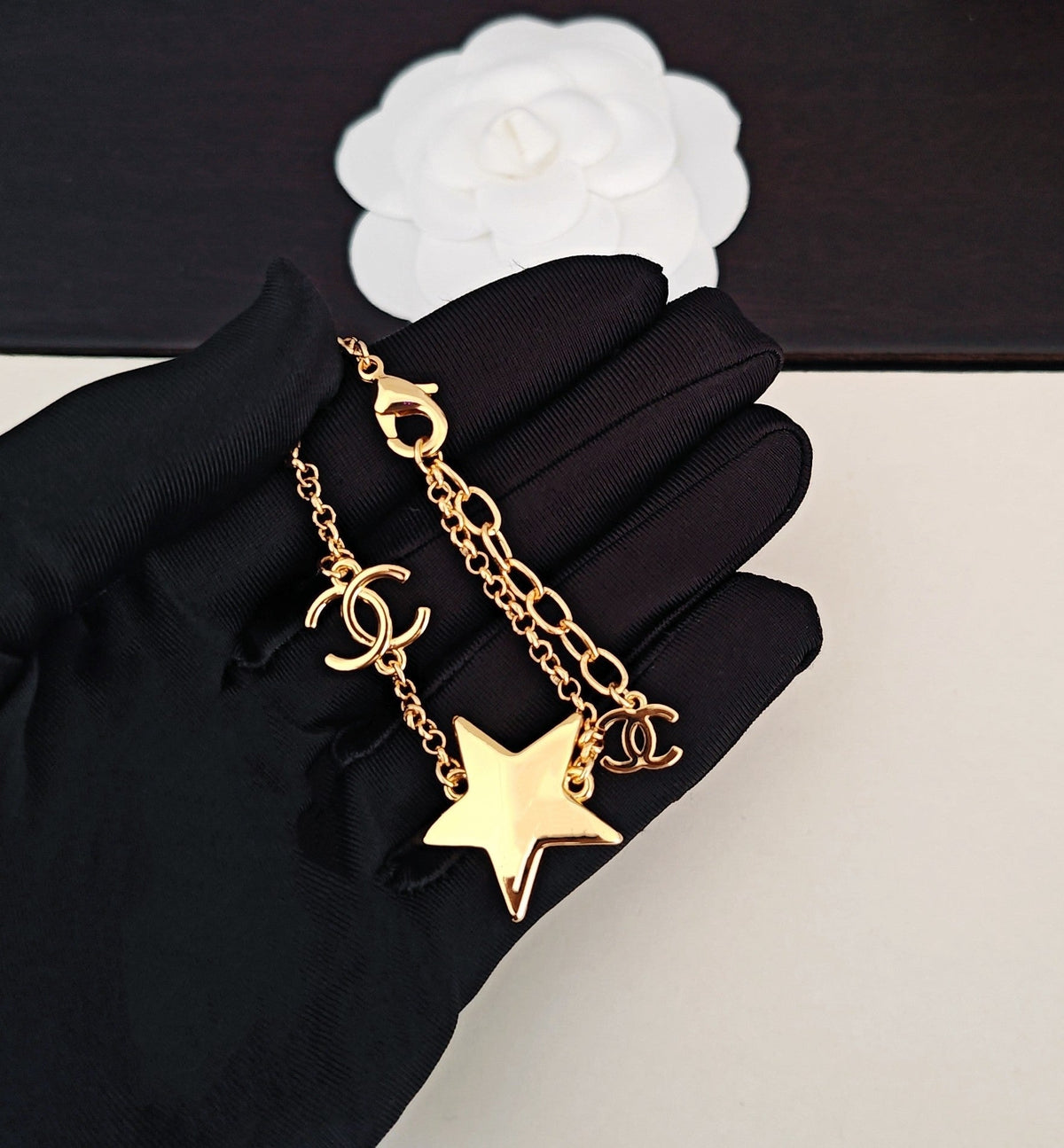 Martin Graham bracelet in polished metal-tone – main product view